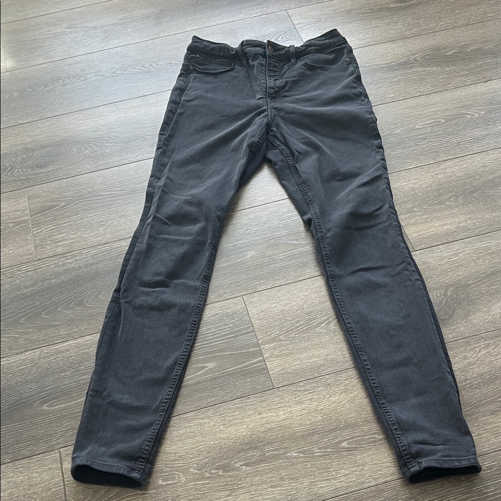 Athleta Tall Dark Gray Flex Ultra Skinny Jeans